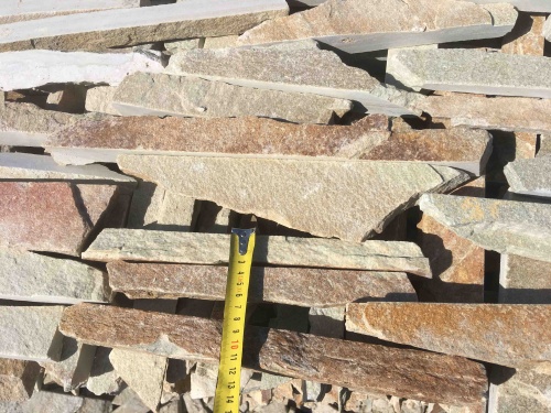 Горбушка златолит золотистый для облицовки купить в Хабаровске