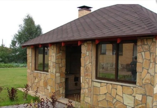 Плитняк златолит жёлтый золотистый для фасада 1,5-3см купить в Хабаровске