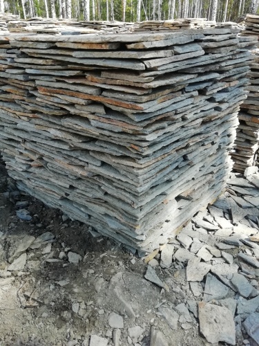 Плитняк златолит Уральский для цоколя, отмостки купить в Хабаровске